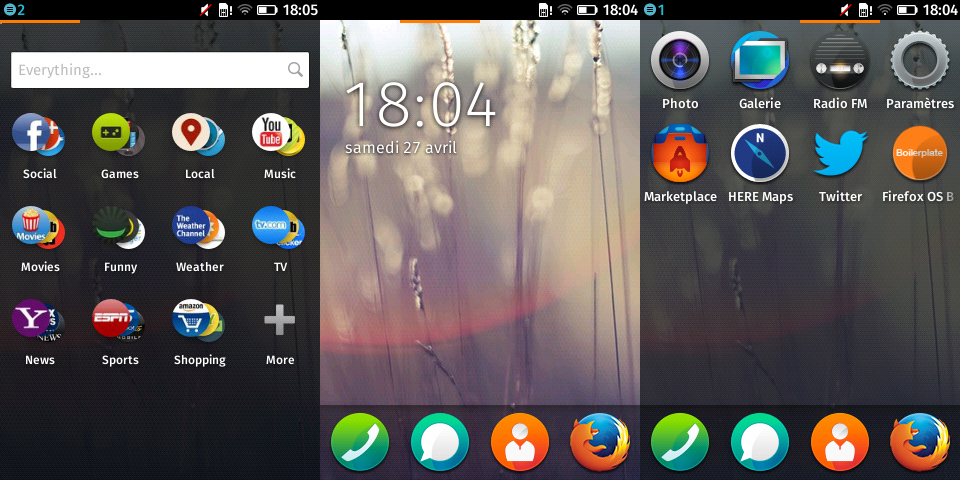 Experience Firefox OS with this app on your Android device